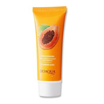 BIOAQUA Papaya Moisturizing Shrink Pore Face Wash Foam Facial Cleanser-100g