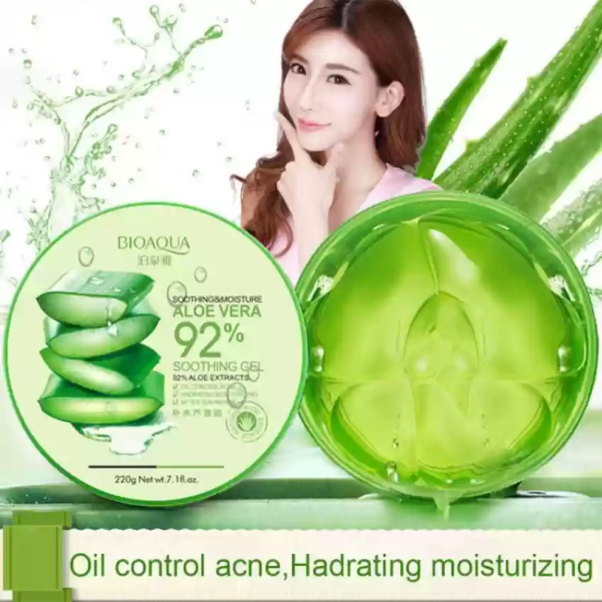 Bioaqua Aloe Vera Soothing Gel Acne Treatment-220g - Image 4