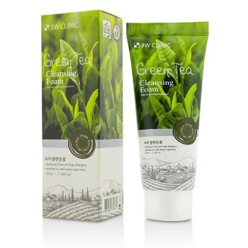 3W Clinic Green Tea Cleansing Foam-100ml
