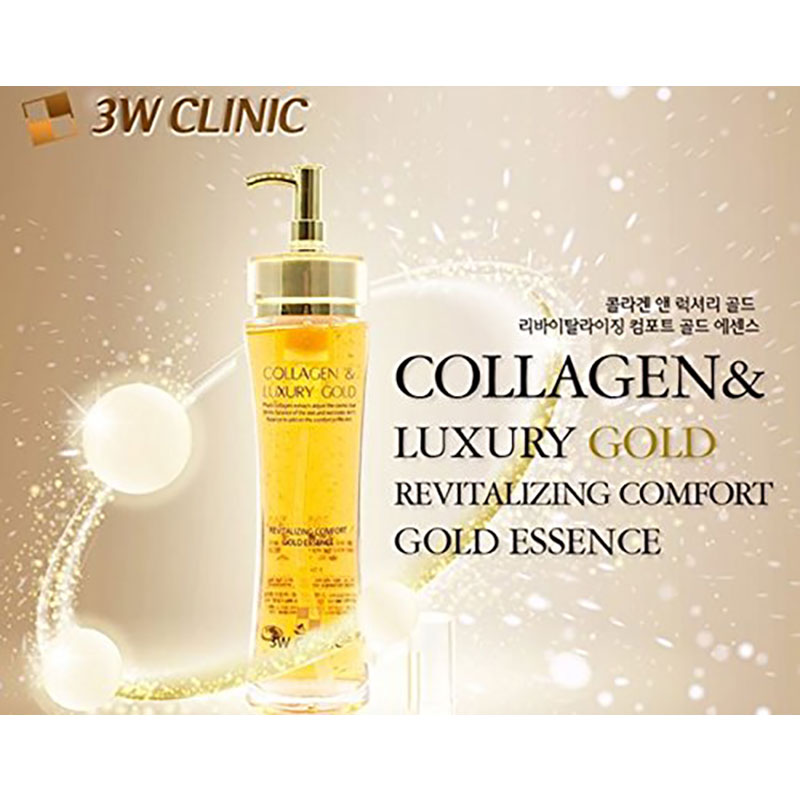 3W Clinic Collagen And Luxury Gold Essence-150ml - Image 3