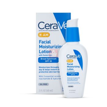 CeraVe AM Facial Moisturizing Lotion with Sunscreen SPF 30-60ml