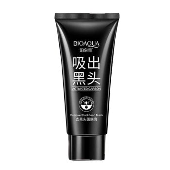 Bioaqua Activated Blackhead Removal Bamboo Charcoal Black Facial Mask-60g