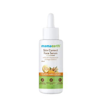 Mamaearth Skin Correct Face Serum(With 10% Niacinamide and Ginger extract)-30ml