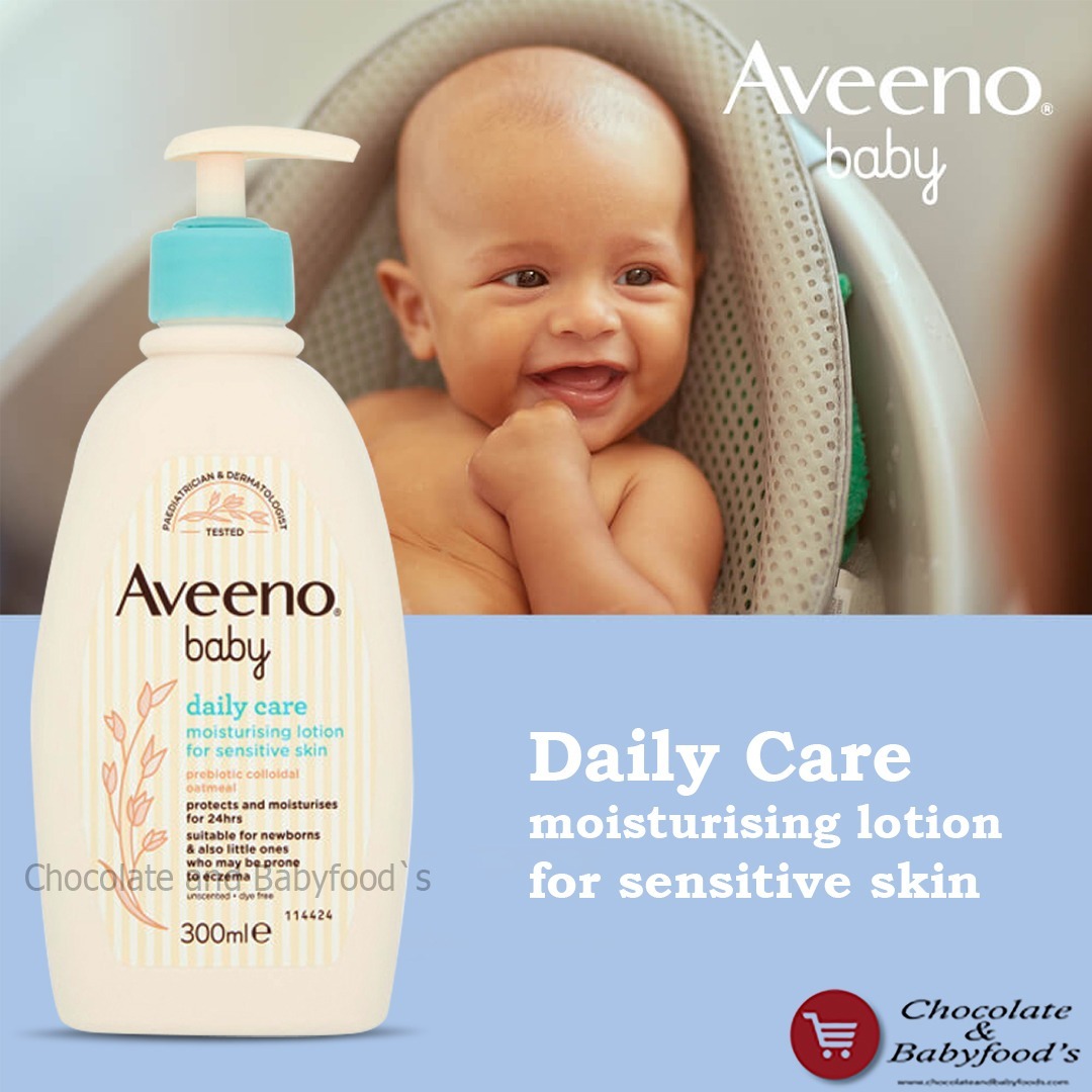 Aveeno Baby Daily Care Moisturising Lotion For Sensitive Skin-300ml - Image 2