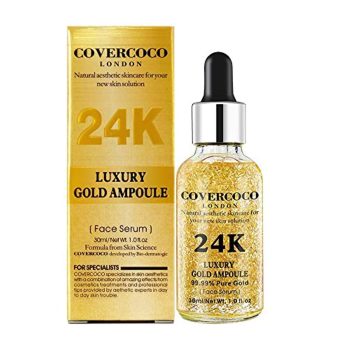 COVERCOCO London 24k Luxury Gold Ampoule Face Serum 30ml