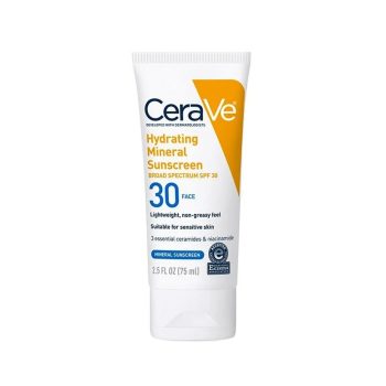 CeraVe Hydrating Mineral Sunscreen Broad Spectrum SPF 30-75ml