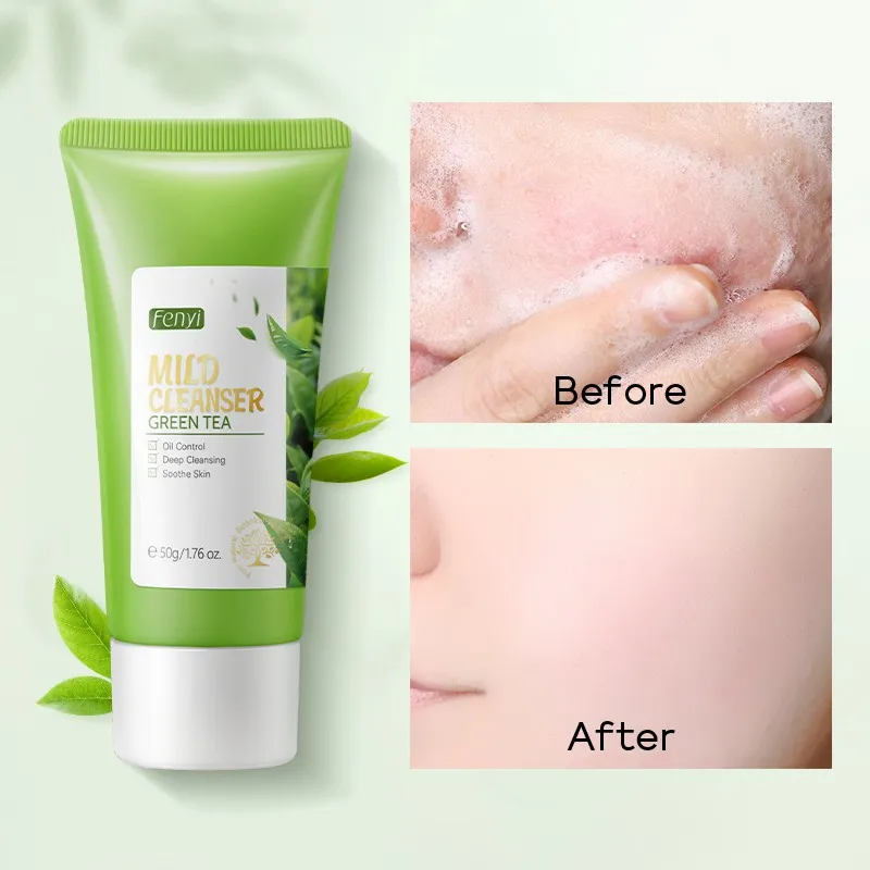 Fenyi Green Tea Mild Cleanser Facewash –50gm - Image 2