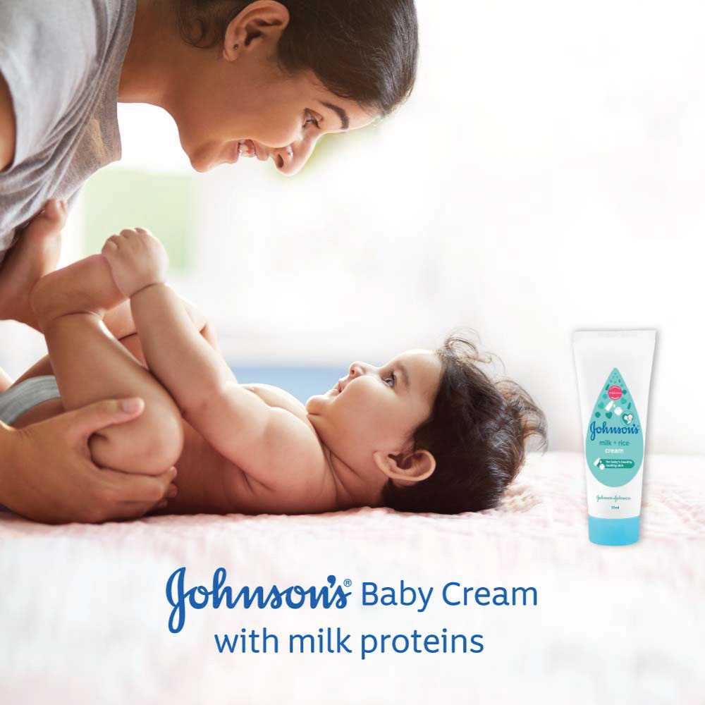 Johnson's Baby Milk+ Rice Cream-50gm - Image 2