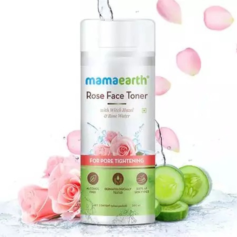 Mamaearth Rose Face Toner with Witch Hazel and Rose Water for Pore Tightening-200ml - Image 2