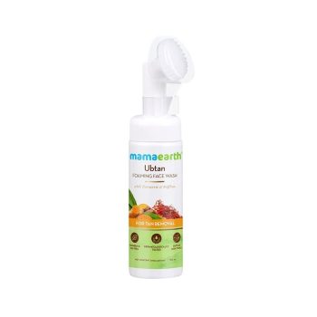 Mamaearth Ubtan Foaming Face Wash with Turmeric and Saffron for Tan Removal-150ml