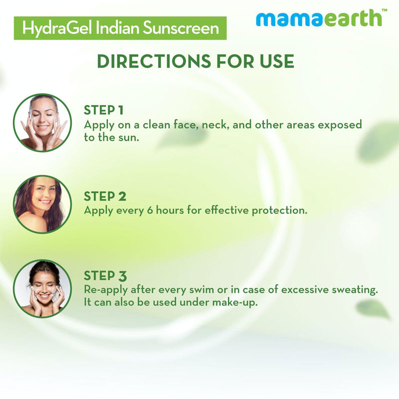 Mamaearth hydraGel indian sunscreen with aloe vera & raspberry for sun protection-50g - Image 3