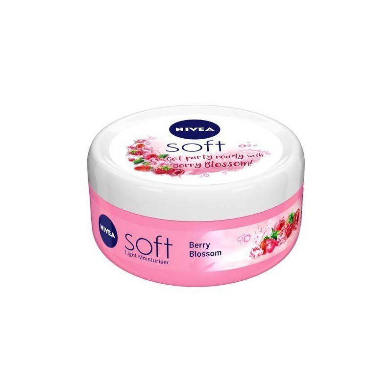 NIVEA Soft Skin Moisturizing Cream Berry Blossom-50ml - Image 2