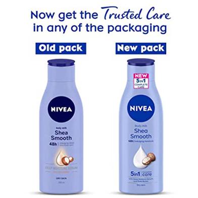Nivea Body Milk Shea Smooth Moisture Care-200ml - Image 3