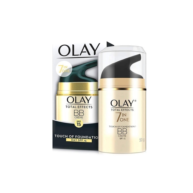 Olay BB Cream: Total Effects 7 in 1 Anti Ageing Touch of Foundation Moisturiser-50g - Image 3