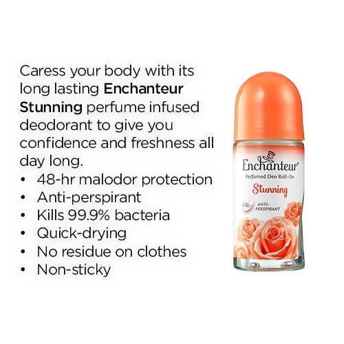 Enchanteur Perfumed Deo Roll-on Stunning-50ml - Image 2