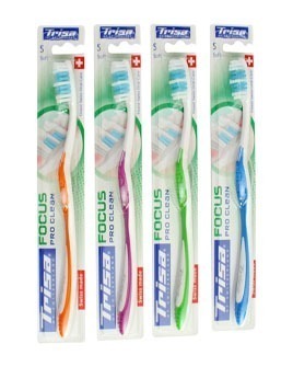 Trisa Focus Pro Clean Soft Tooth Brush (Switzerland) - Image 2