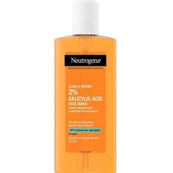 Neutrogena Clear & Defend Oil Free Facial Wash-200ml