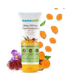 Mamaearth Ubtan Oil-Free Face Moisturizer For Skin Brightening-80ml