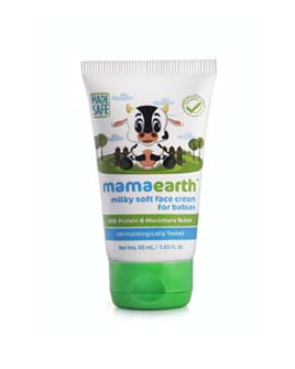 Mamaearth Milky Soft Face Cream For Babies-60ml