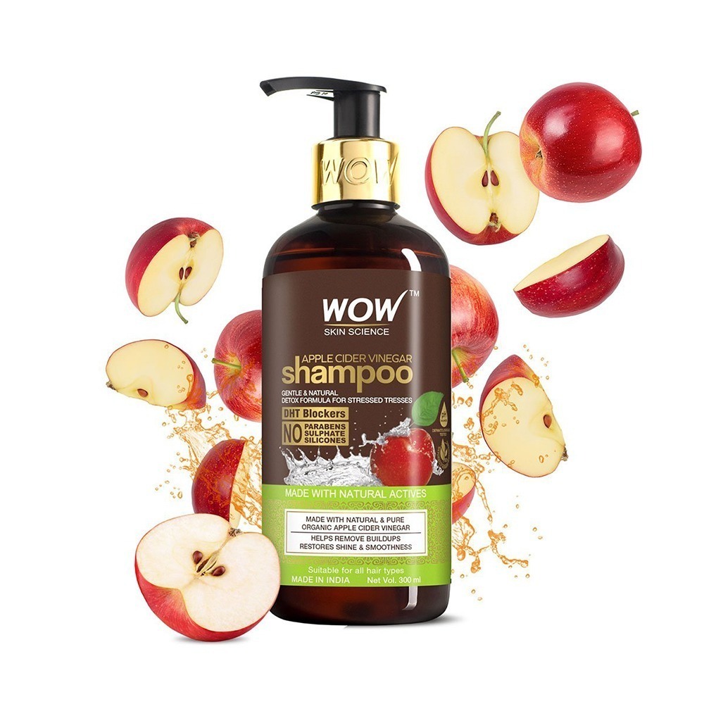 Wow Skin Science Apple Cider Vinegar Shampoo-300ml - Image 3