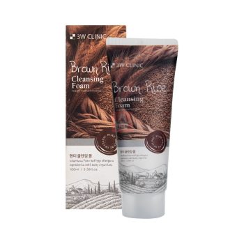 3W Clinic Brown Rice Cleansing Foam-100ml