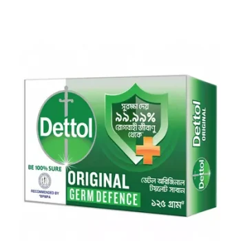 Dettol Soap Original 125gm Bathing Bar, Soap with protection from 100 illness-causing germs