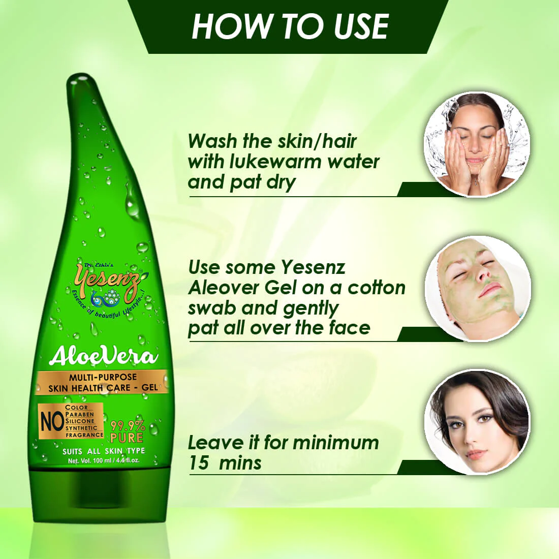 Wow Skin Science Aloe Vera Gel-250ml - Image 2