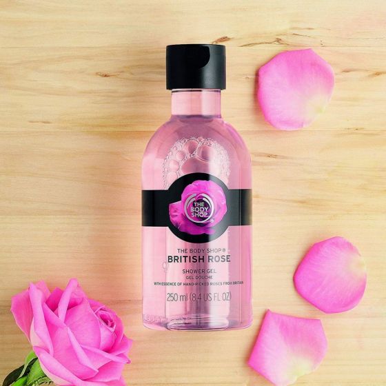 The Body Shop British Rose Shower Gel-250ml - Image 2