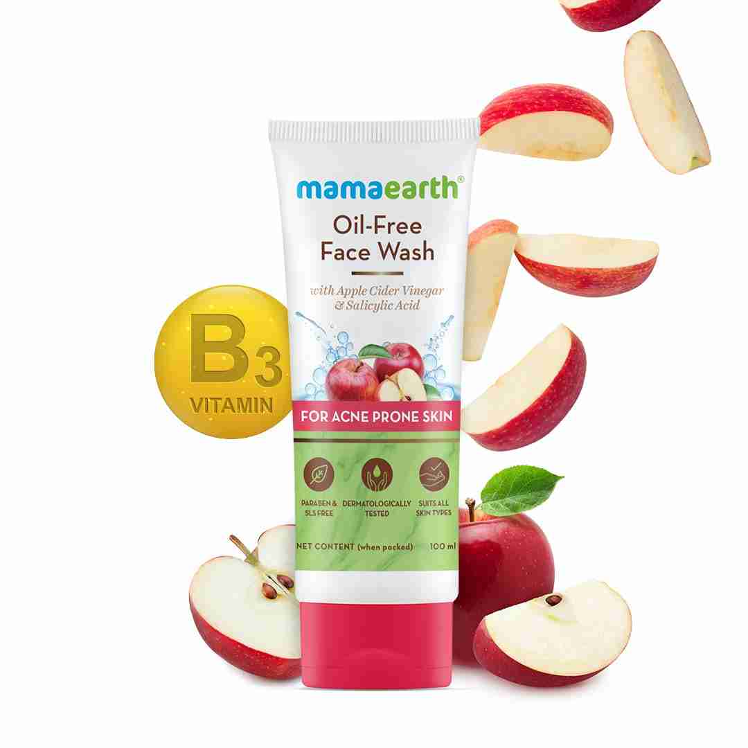 Mamaearth Apple Cider Vinegar Facewash-100ml - Image 2