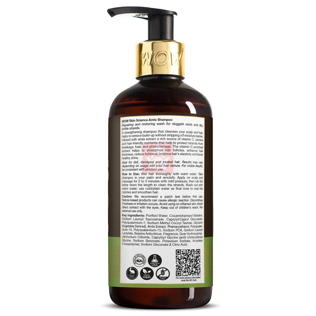 Wow Skin Science Amla Shampoo-300ml - Image 2