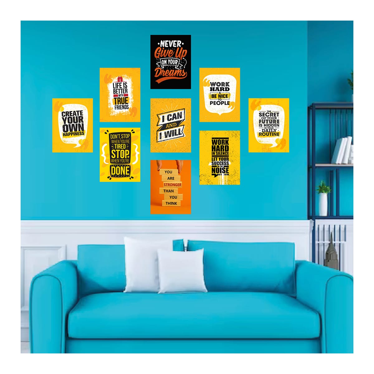 Motivational Quote Home Canvas Wall Canvas